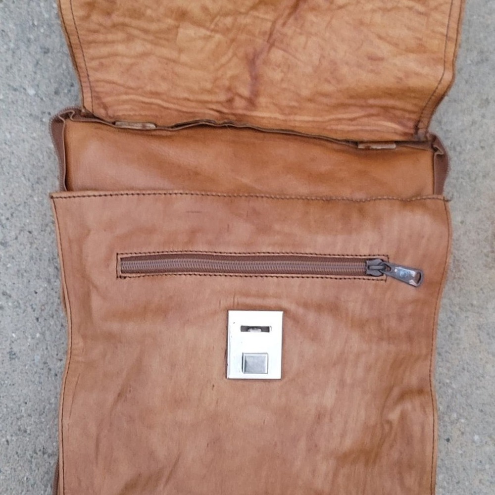 Vtg Karla Bolsas Leather Duffle Crossbody Bag Combo - Picture 10 of 12